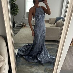 NWT Jovani Backless Sequin Dress